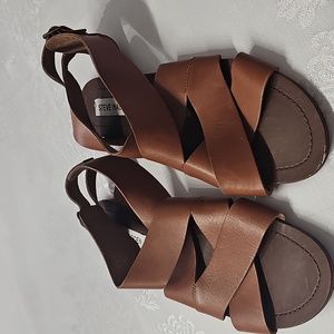 New Steve Madden Buckle Strap Summer Flat Sandal